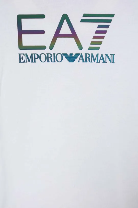 Παιδικό βαμβακερό μπλουζάκι EA7 Emporio Armani 100% Βαμβάκι