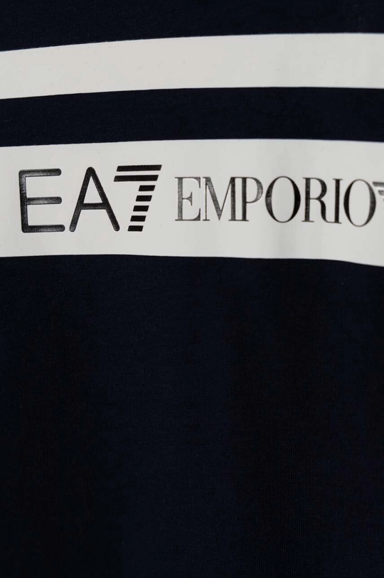 Дитяча бавовняна футболка EA7 Emporio Armani 100% Бавовна