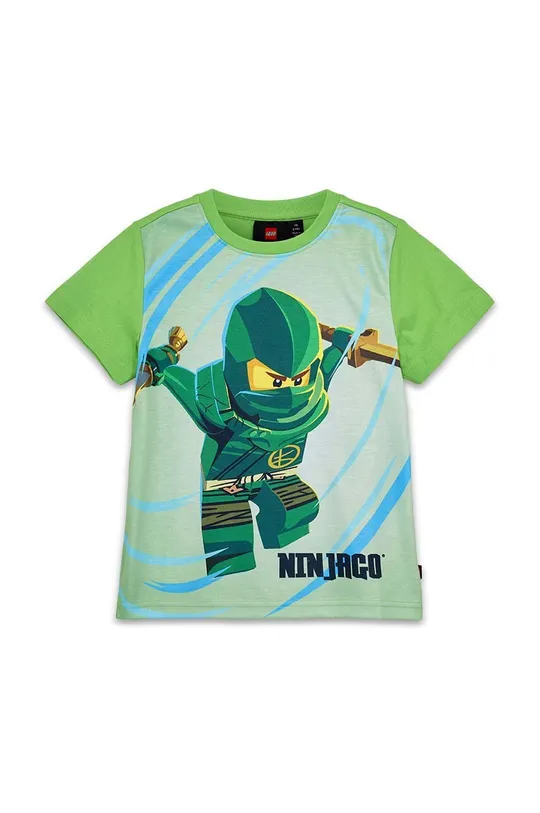 zelena Dječja pamučna majica kratkih rukava Lego Za dječake