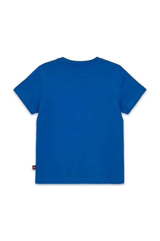 Lego t-shirt bawełniany dziecięcy niebieski