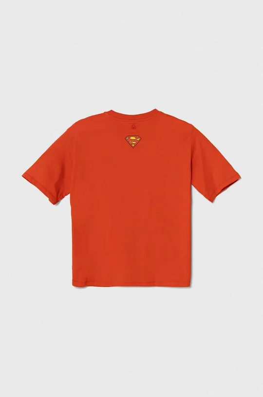 Детская хлопковая футболка United Colors of Benetton красный