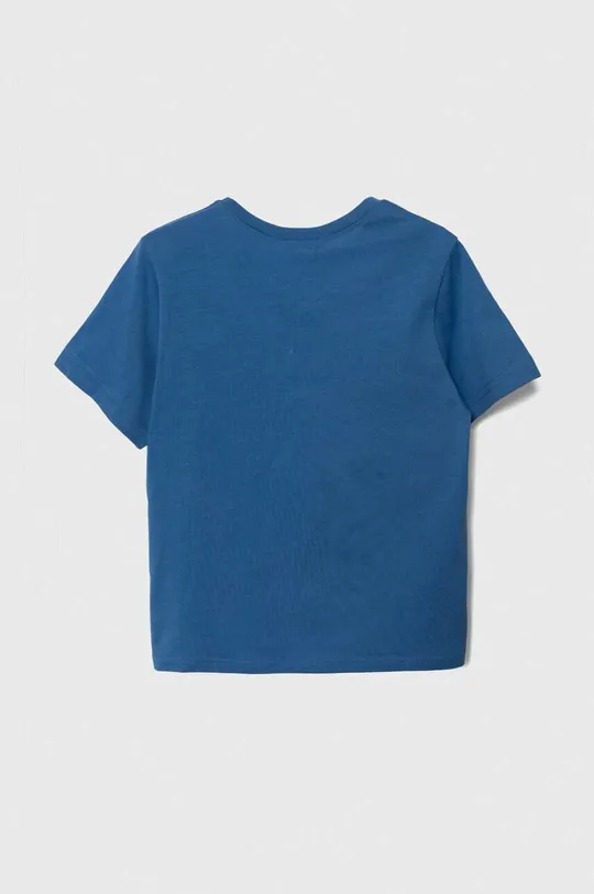 United Colors of Benetton t-shirt bawełniany dziecięcy niebieski