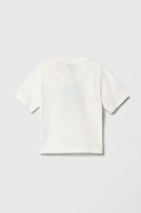Emporio Armani t-shirt bawełniany dziecięcy The Smurfs biały