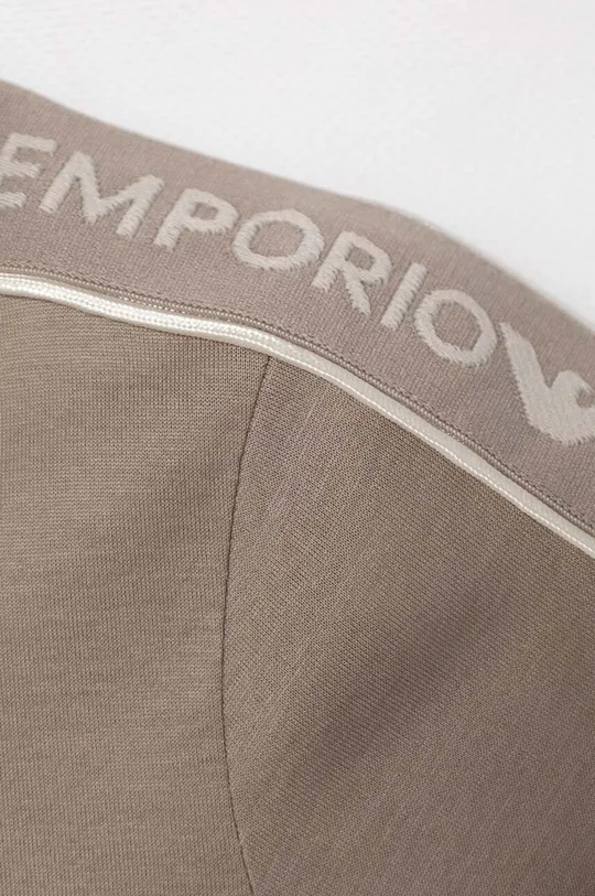 Хлопковая футболка Emporio Armani Основной материал: 70% Лиоцелл, 30% Хлопок Другие материалы: 88% Полиэстер, 12% Эластан