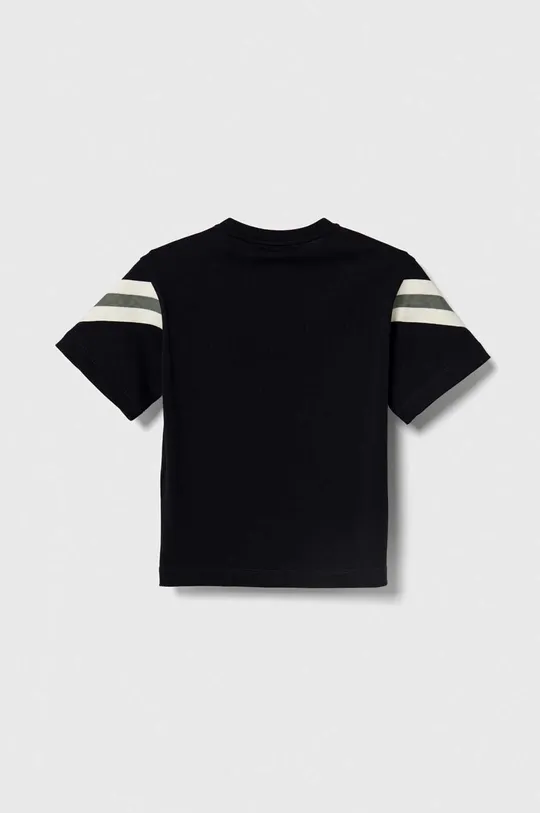 Emporio Armani t-shirt bawełniany dziecięcy granatowy