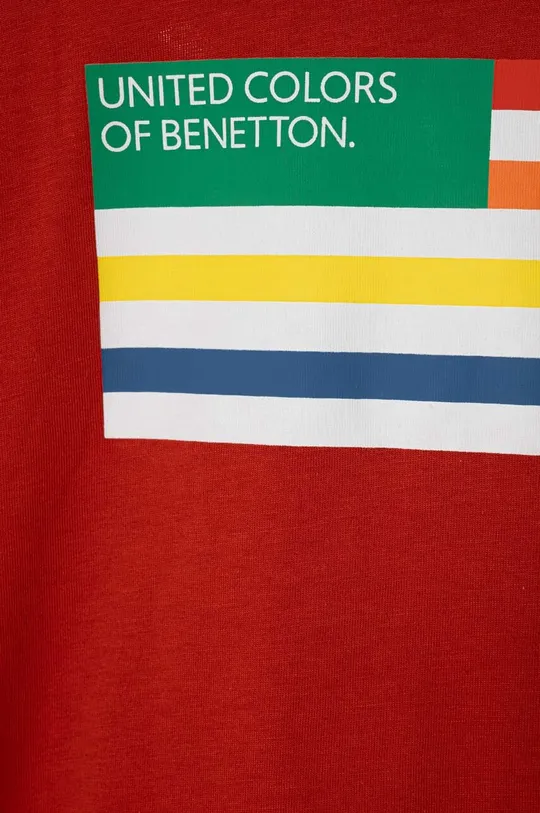 Detské bavlnené tričko United Colors of Benetton 100 % Bavlna