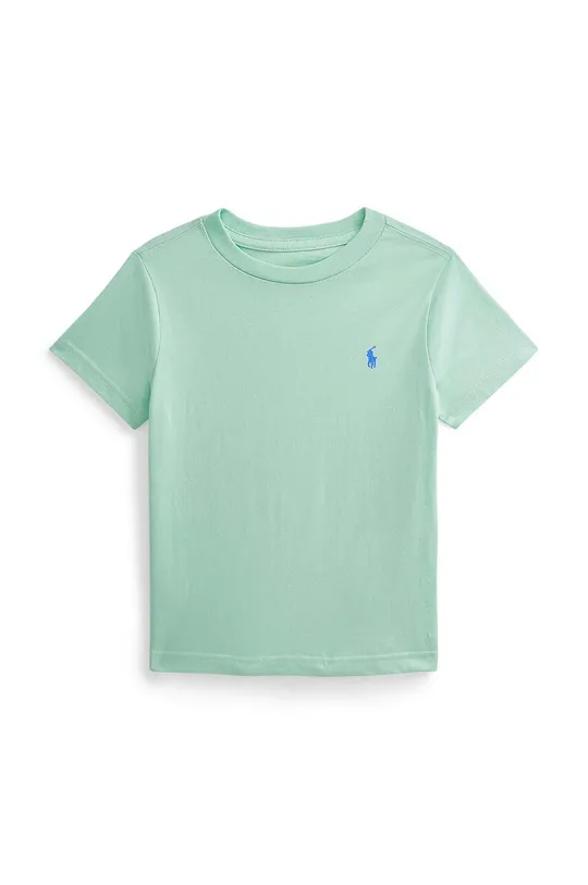 zelena Otroška bombažna kratka majica Polo Ralph Lauren Fantovski