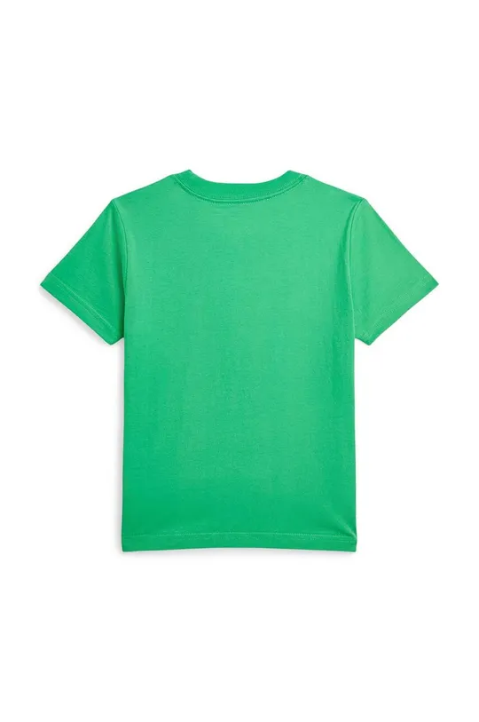 Детская хлопковая футболка Polo Ralph Lauren зелёный