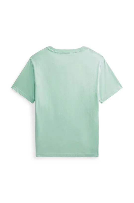 Παιδικό βαμβακερό μπλουζάκι Polo Ralph Lauren πράσινο