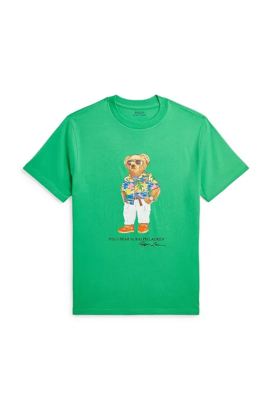 πράσινο Παιδικό βαμβακερό μπλουζάκι Polo Ralph Lauren Για αγόρια