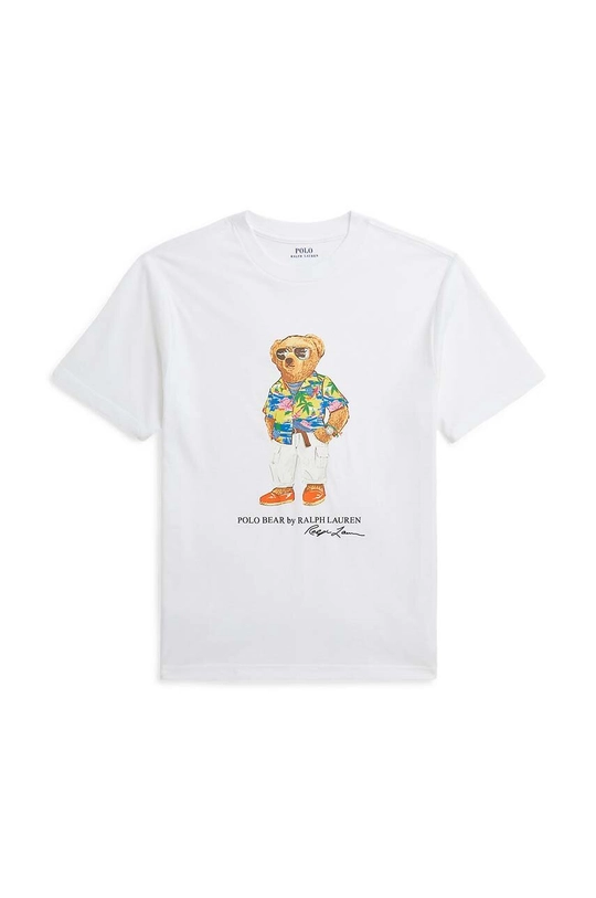 bianco Polo Ralph Lauren t-shirt in cotone per bambini Ragazzi