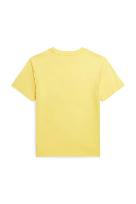 Polo Ralph Lauren t-shirt in cotone per bambini giallo