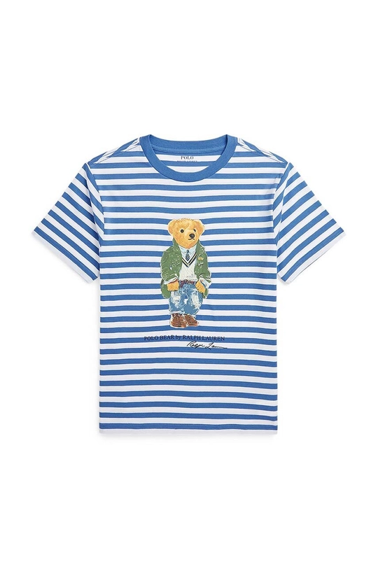 blu Polo Ralph Lauren t-shirt in cotone per bambini Ragazzi