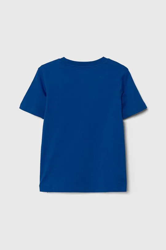 Дитяча бавовняна футболка adidas Originals блакитний