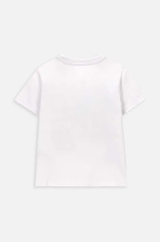 Детская хлопковая футболка Coccodrillo белый