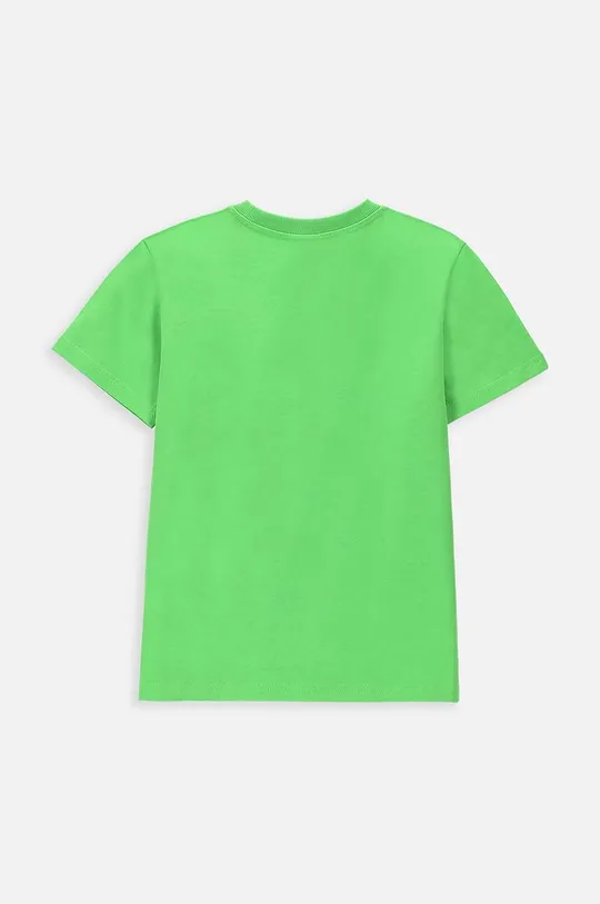 Детская хлопковая футболка Coccodrillo зелёный