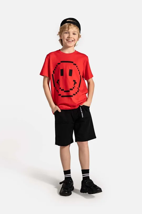 Otroška bombažna kratka majica Coccodrillo