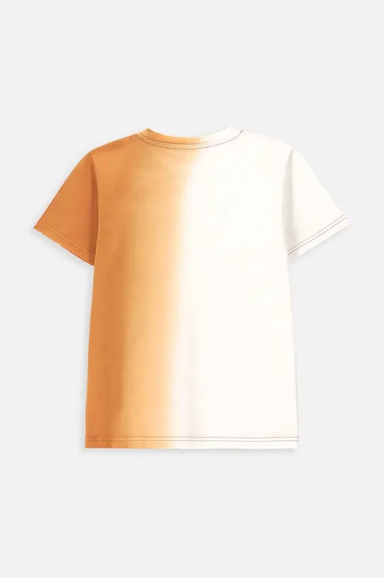 Дитяча бавовняна футболка Coccodrillo помаранчевий