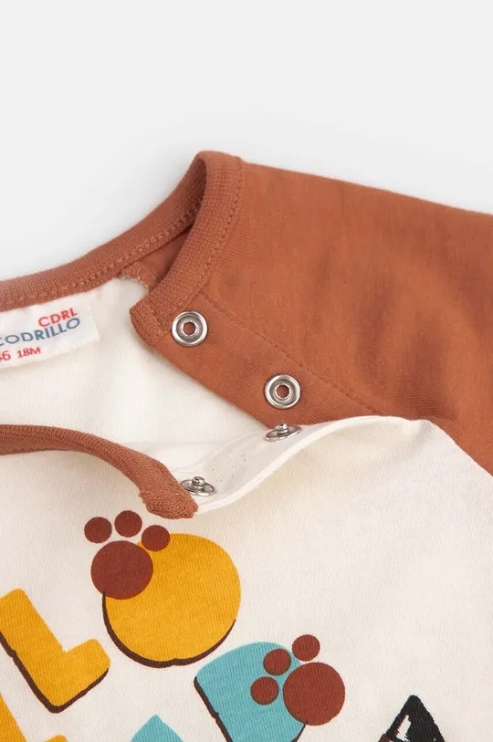 Coccodrillo t-shirt bawełniany niemowlęcy 100 % Bawełna