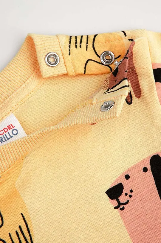 Coccodrillo t-shirt bawełniany niemowlęcy 100 % Bawełna