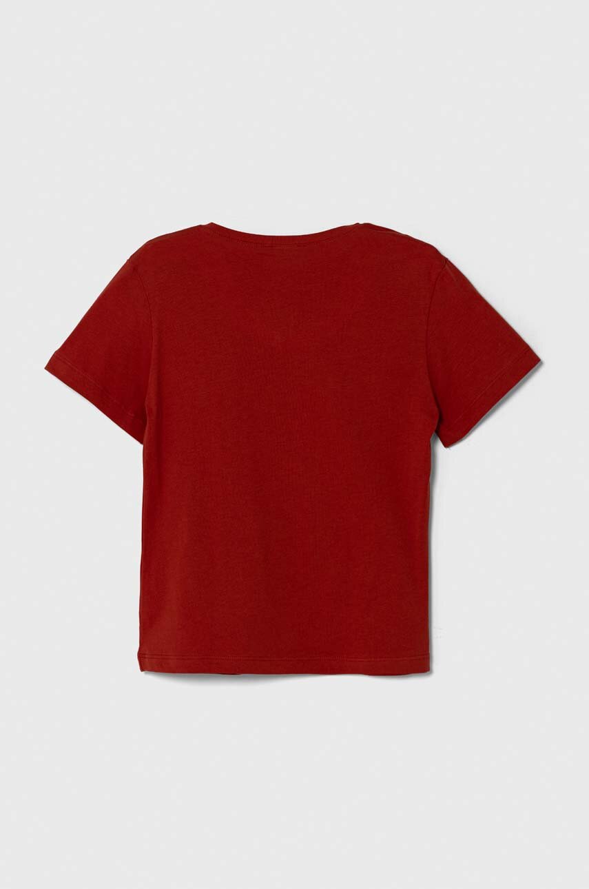 United Colors Of Benetton Mädchen Langarm-T-Shirt Mit Glitzerprint – Lockere Passform