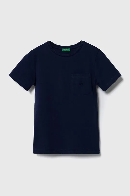 blu navy United Colors of Benetton t-shirt in cotone per bambini Ragazzi
