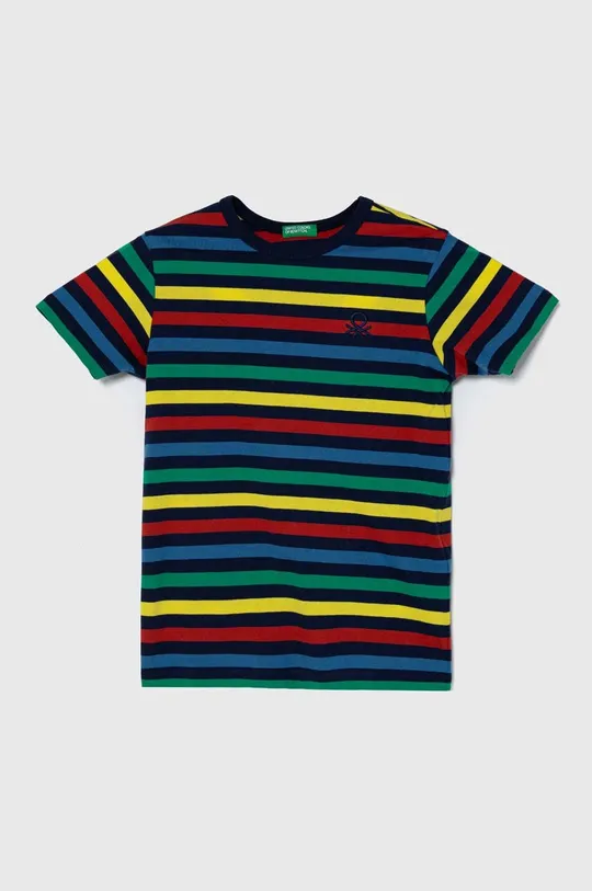 πολύχρωμο Παιδικό βαμβακερό μπλουζάκι United Colors of Benetton Για αγόρια