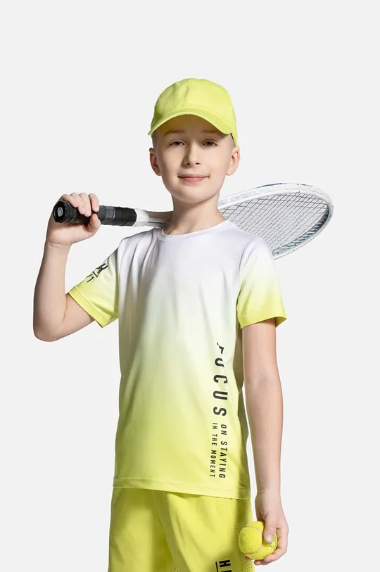 zelena Otroška kratka majica Lemon Explore Fantovski