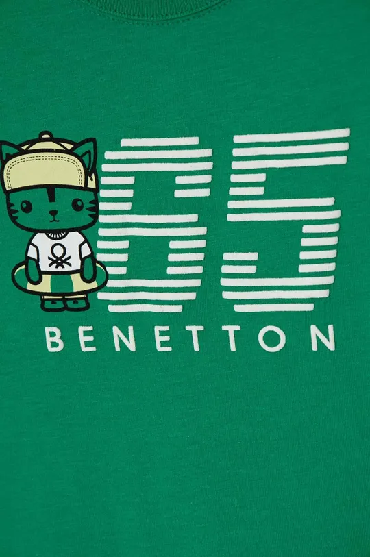 Otroški bombažen top United Colors of Benetton 100 % Bombaž