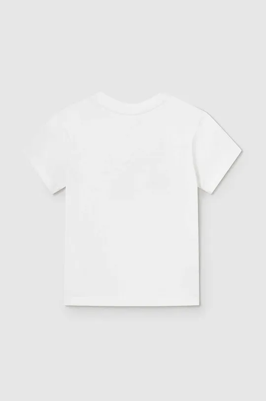 Otroška bombažna majica Mayoral bela