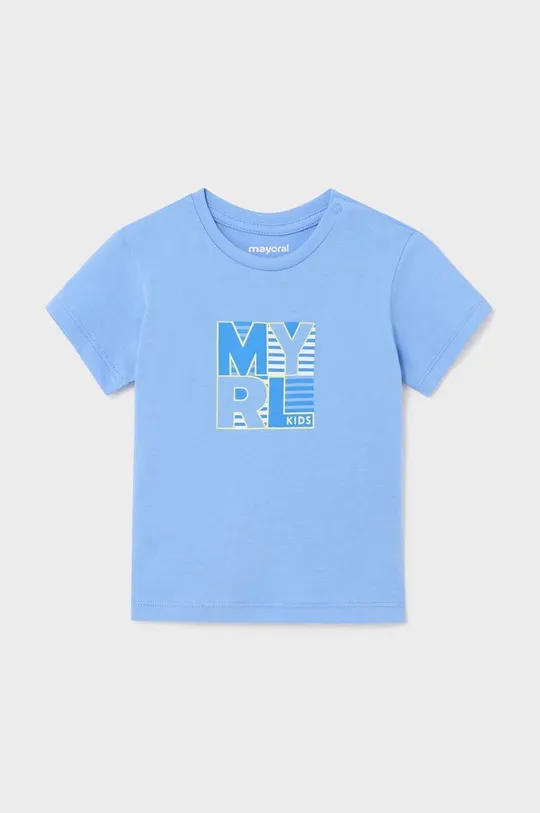 modra Otroška bombažna majica Mayoral Fantovski