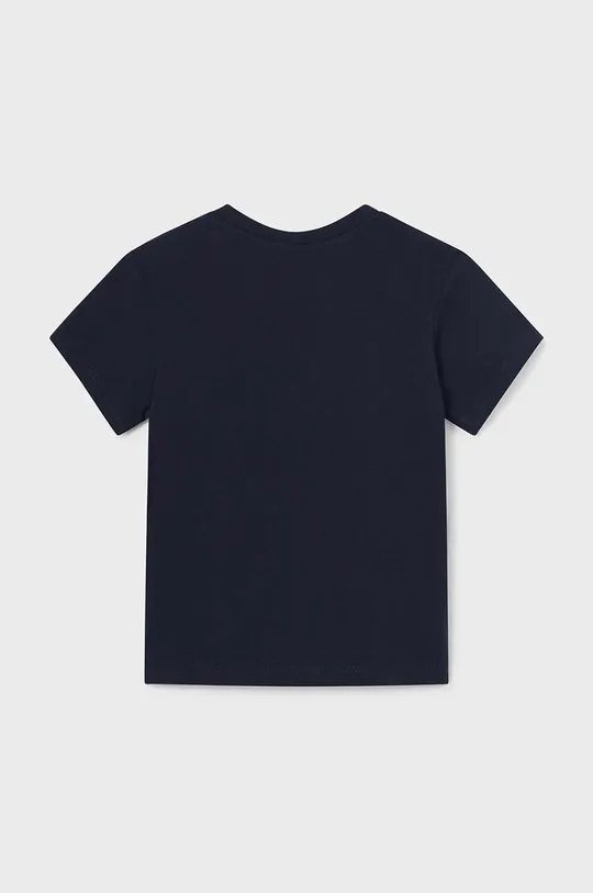Μωρό βαμβακερό μπλουζάκι Mayoral σκούρο μπλε