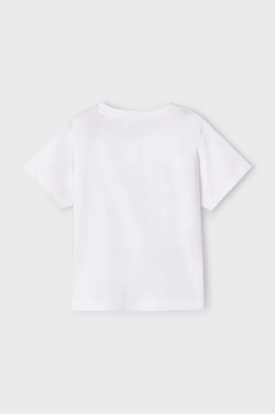 Detské bavlnené tričko Mayoral biela