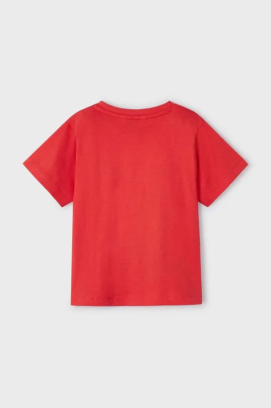 Mayoral t-shirt bawełniany dziecięcy czerwony