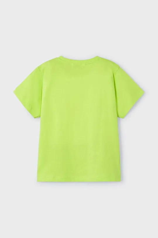 Dječja pamučna majica kratkih rukava Mayoral zelena