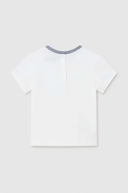 Mayoral t-shirt bawełniany niemowlęcy biały