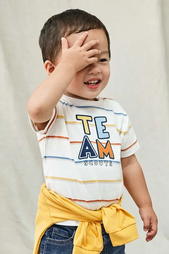 narančasta Pamučna majica kratkih rukava za bebe Mayoral Za dječake