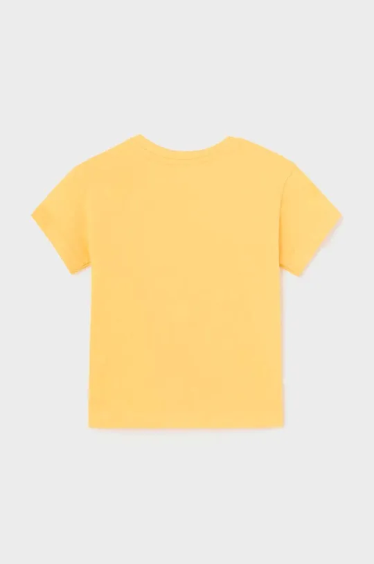 Mayoral maglietta in cotone neonati giallo