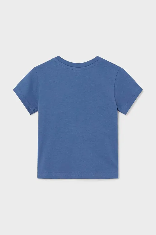 Otroška bombažna majica Mayoral modra