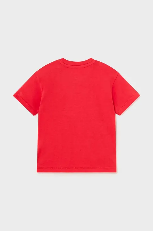 Pamučna majica kratkih rukava za bebe Mayoral crvena