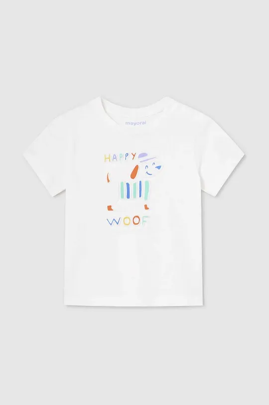 бежевий Бавовняна футболка для немовлят Mayoral Для хлопчиків