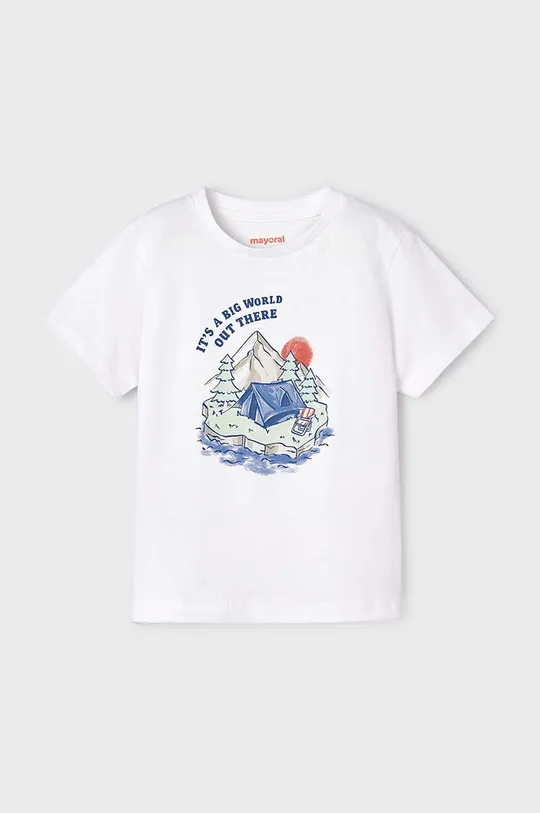 Mayoral t-shirt bawełniany dziecięcy 2-pack granatowy