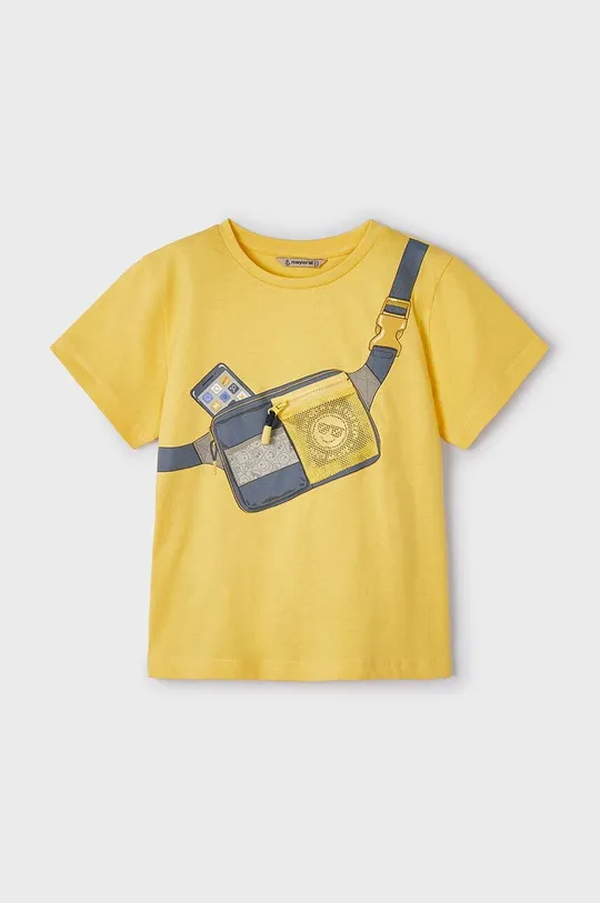 żółty Mayoral t-shirt dziecięcy Chłopięcy
