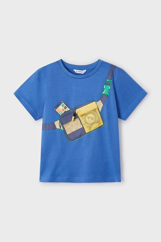 niebieski Mayoral t-shirt dziecięcy Chłopięcy