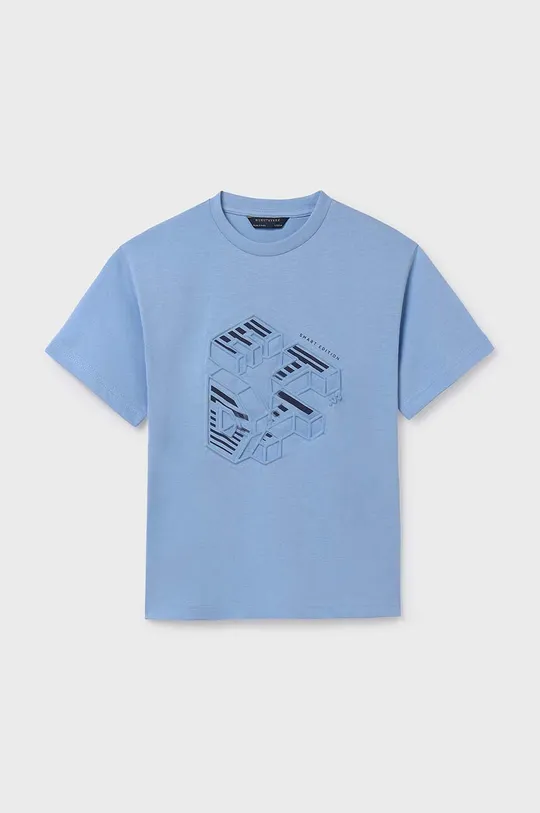 блакитний Дитяча бавовняна футболка Mayoral 2-pack Для хлопчиків