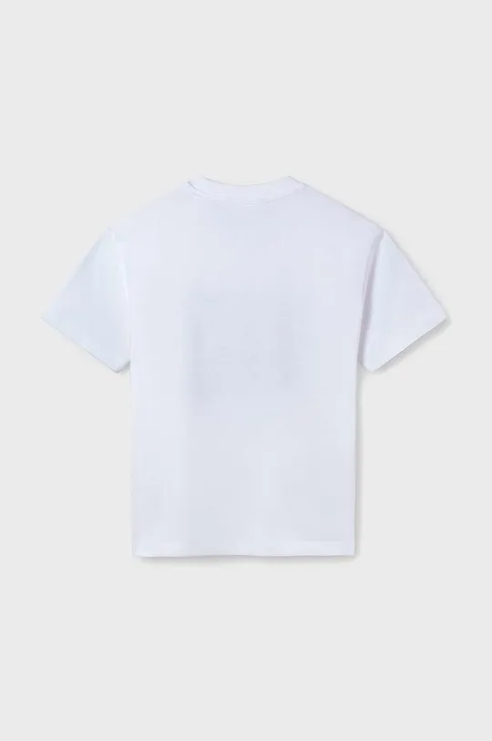Otroška bombažna kratka majica Mayoral bela