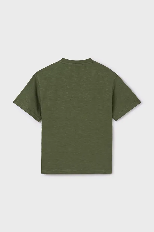 Βαμβακερό μπλουζάκι Mayoral πράσινο