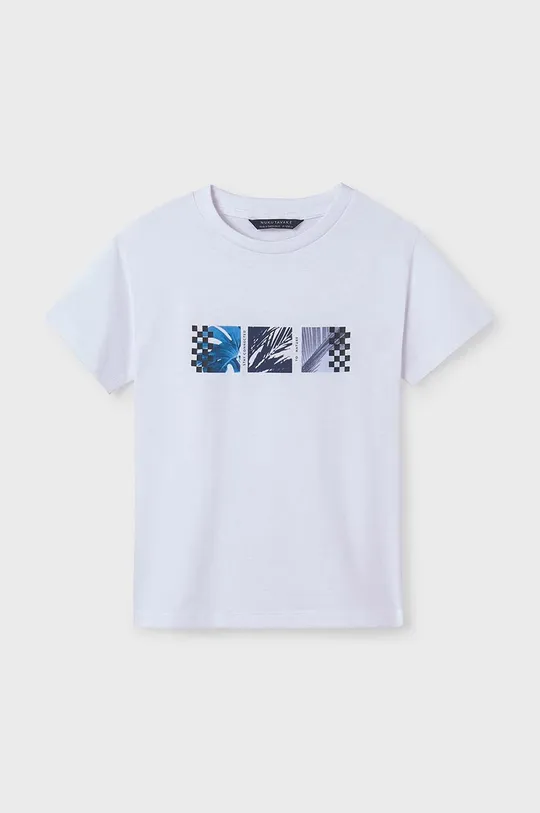 Παιδικό βαμβακερό μπλουζάκι Mayoral 2-pack σκούρο μπλε