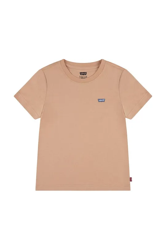 oranžna Otroška bombažna kratka majica Levi's Fantovski
