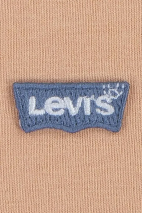 Otroška bombažna kratka majica Levi's 100 % Bombaž
